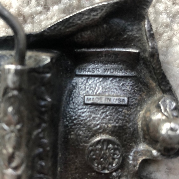 Vintage 1979 Bergamot Brass Works Belt Buckle - Picture 4 of 6